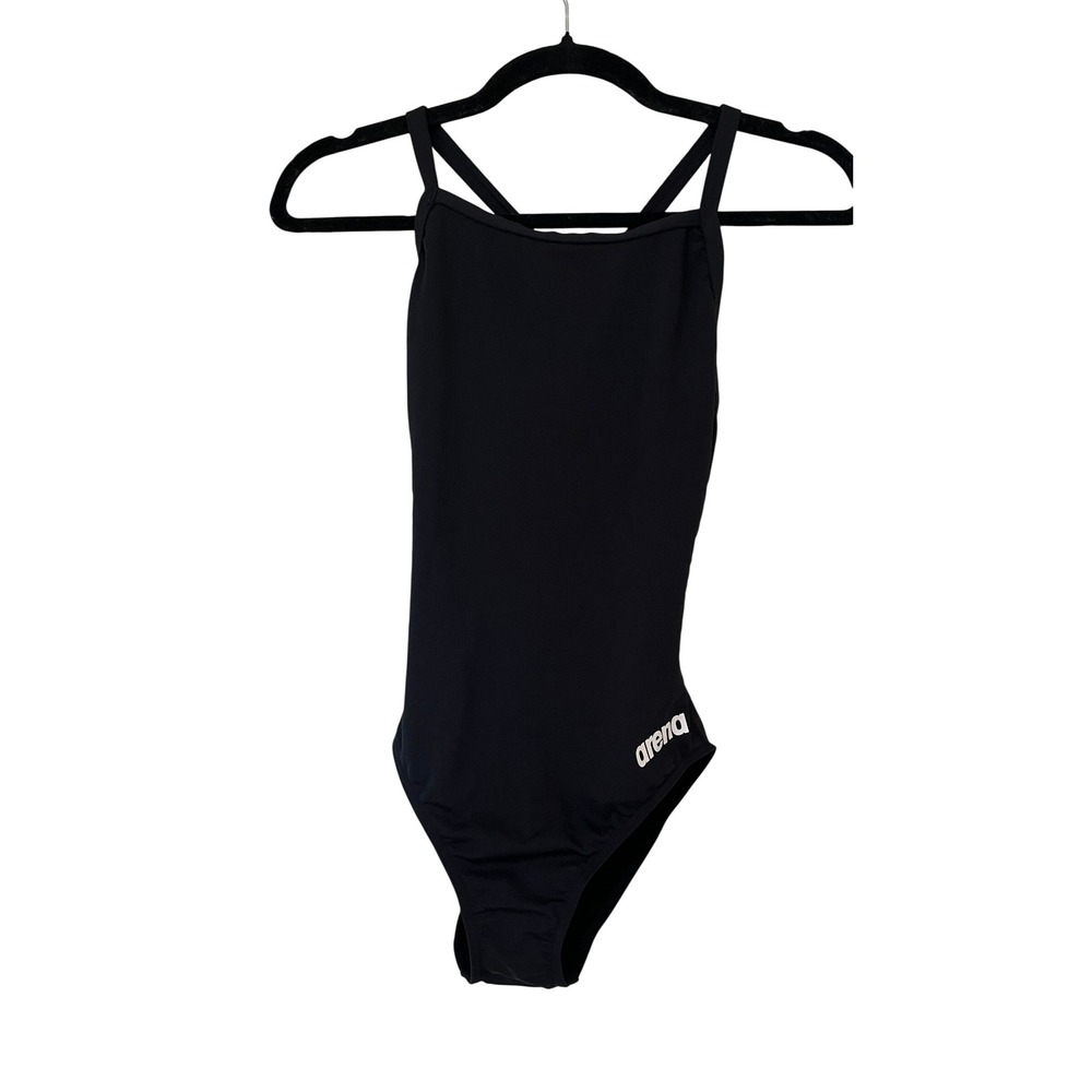 NWT Arena Team Light Drop Solid Back One Piece Swimsuit Sz 32